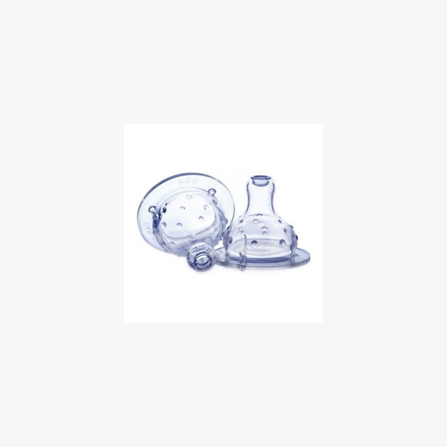 Соска Nuby Мультипоток, непроливайка, антиколиковая, 0м+, 2шт (923)