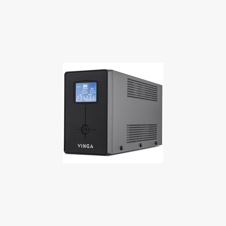 Пристрій безперебійного живлення Vinga LCD 800VA metal case (VPC-800M)