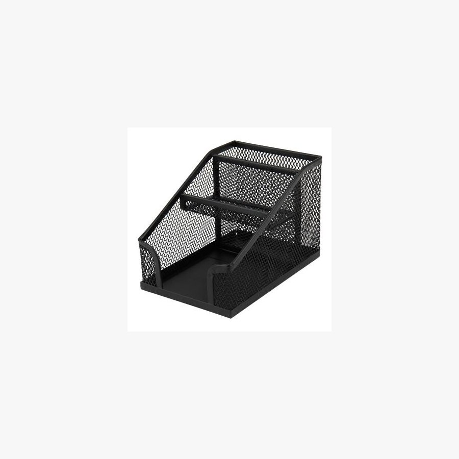 Підставка для дрібниць Axent 100x143x100мм, wire mesh, black (2118-01-A)
