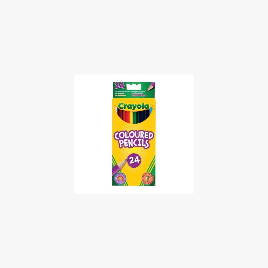 Олівці кольорові Crayola 24 цветных карандаша (3624)