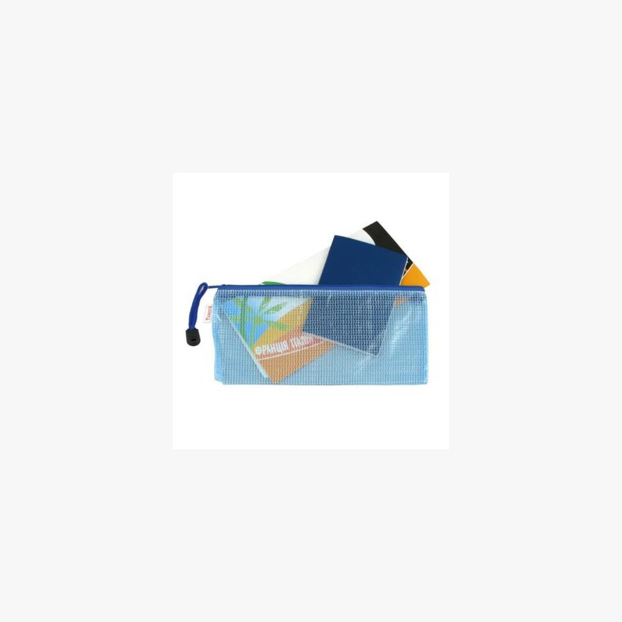 Папка на блискавці Axent transparent, assorted colors (1408-00-А)