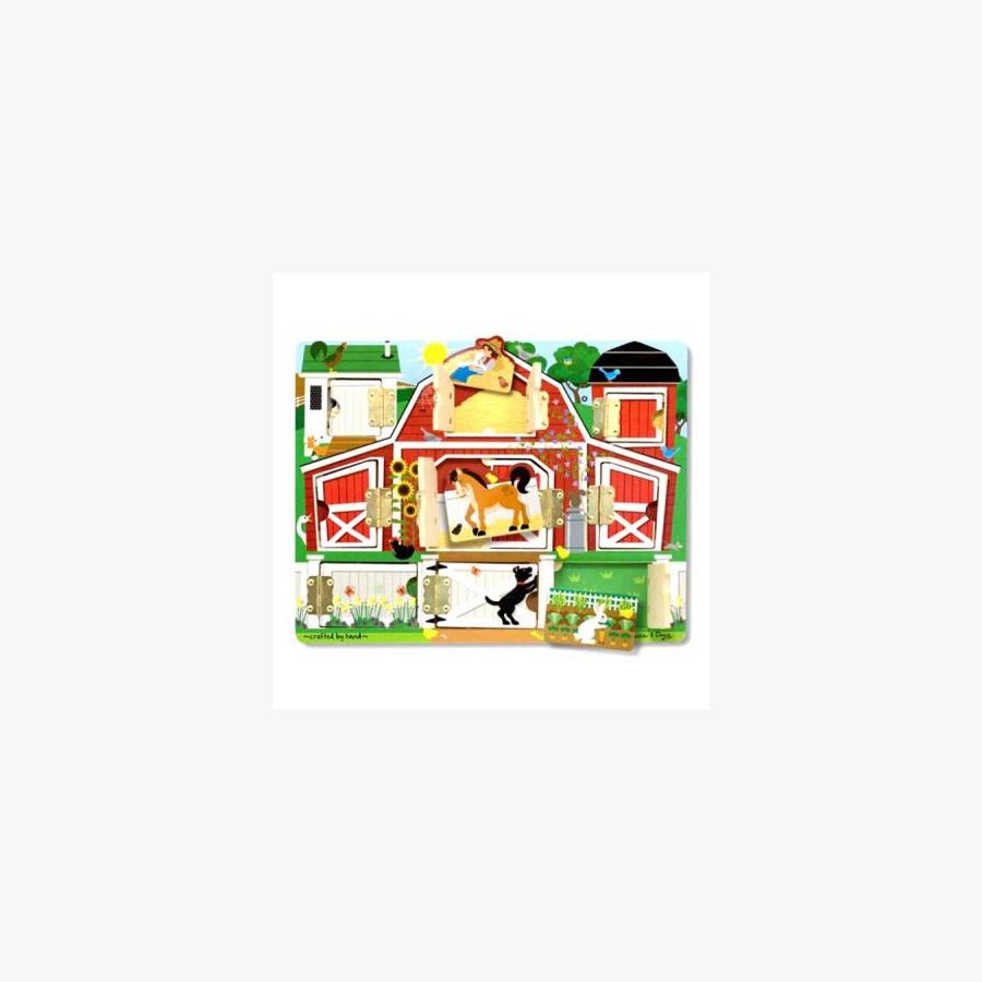 Розвиваюча іграшка Melissa&Doug Доска с окошками Ферма (MD14592)