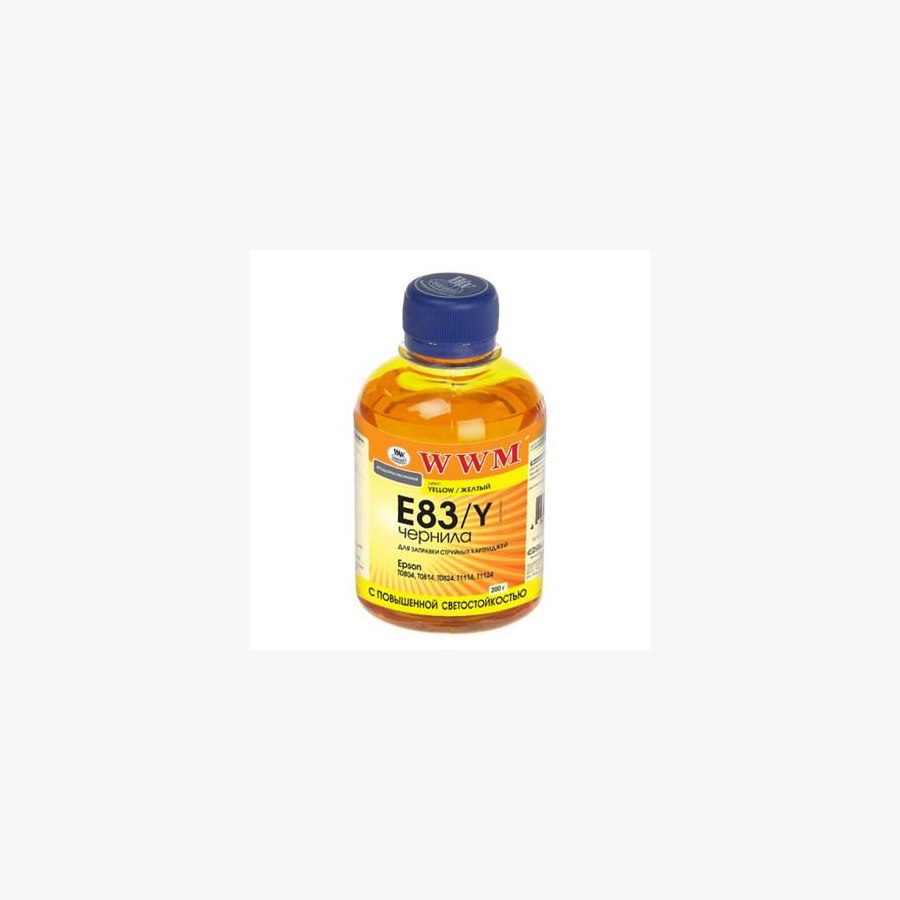 Чорнило WWM EPSON StPhoto R270/290 Yellow /NEW (E83/Y)