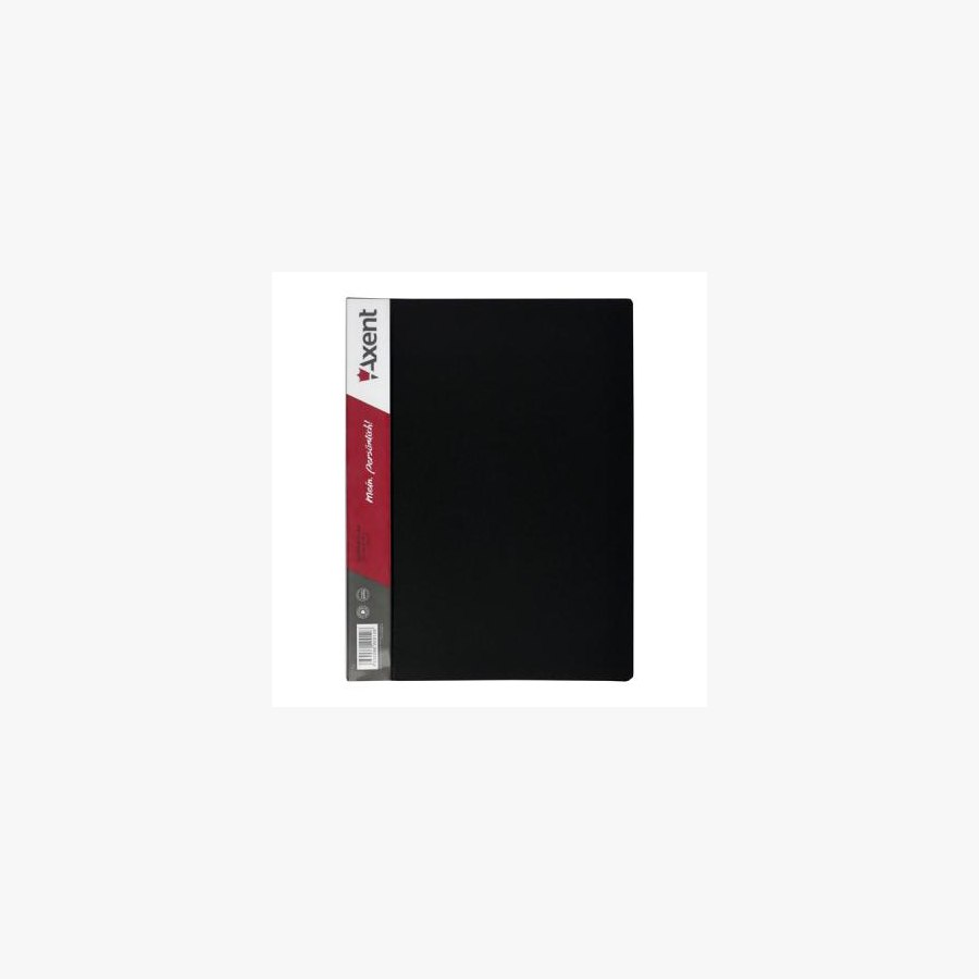 Папка з файлами Axent 10 sheet protectors, black (1010-01-А)