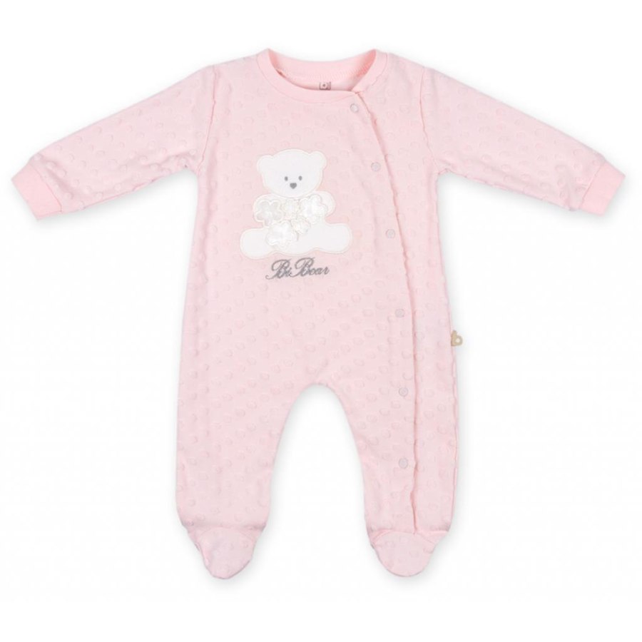 Чоловічок дитячий Bibaby з ведмежам (60063-50G-pink)