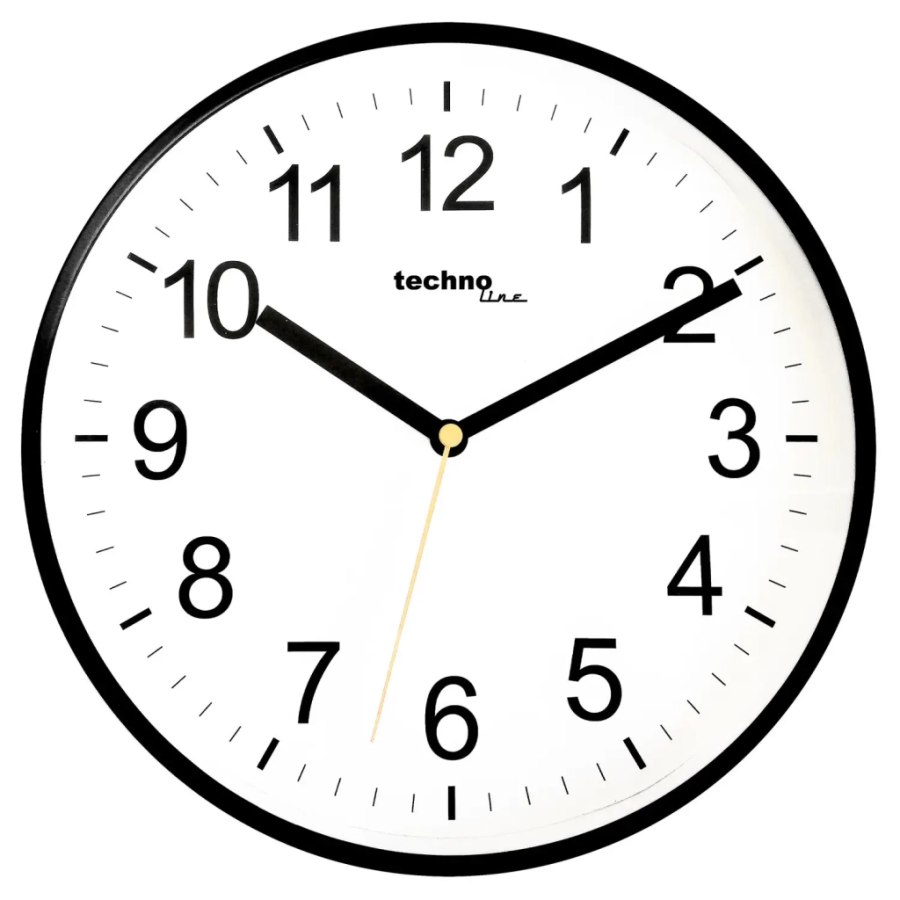 Настінний годинник Technoline White/Black (WT630) (DAS301795)