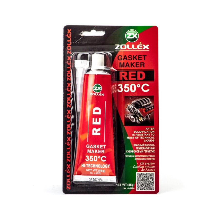 Герметик автомобільний Zollex RED-85g. (RED-85g)