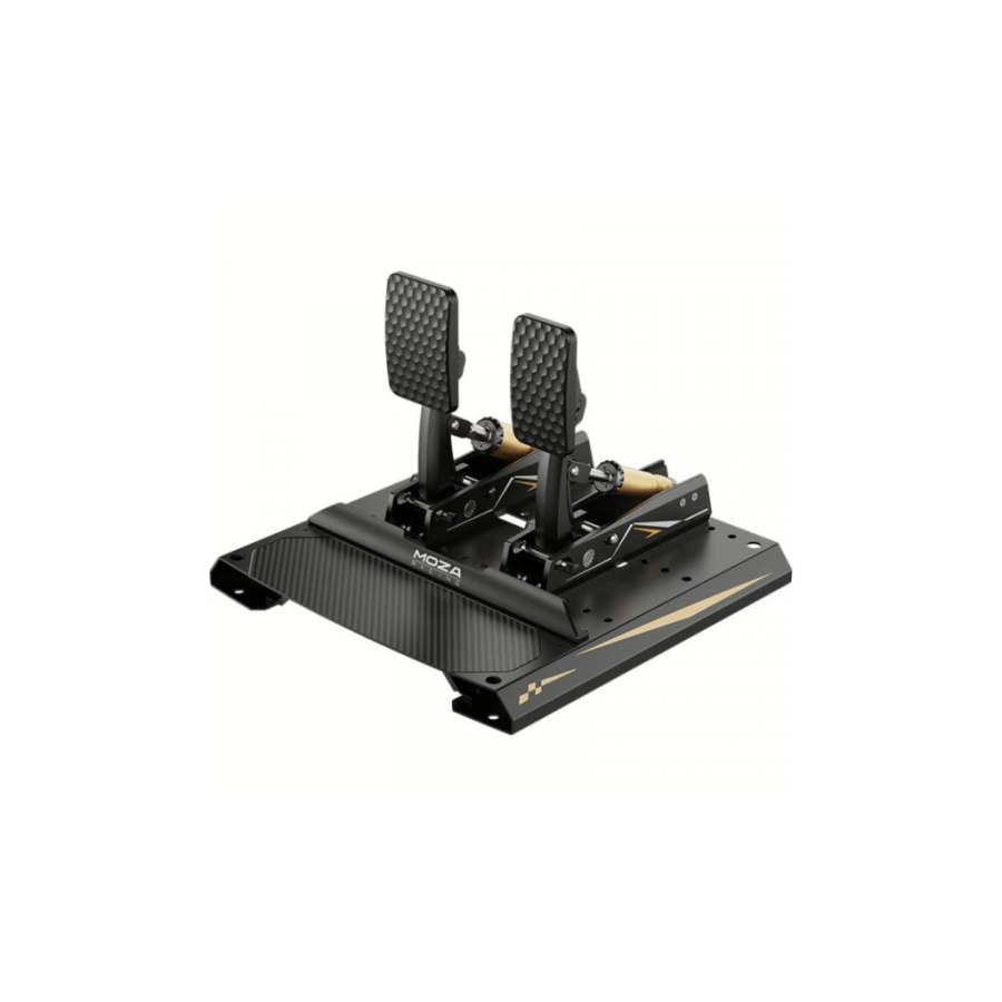 Педалі ігрові MOZA Racing CRP2 USB тензодатчик 200 кг карбонова підставка Black (RS066_Moza)