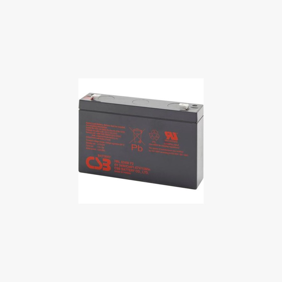 Батарея до ДБЖ CSB HRL634WF2 6V 9Ah (HRL634WF2)