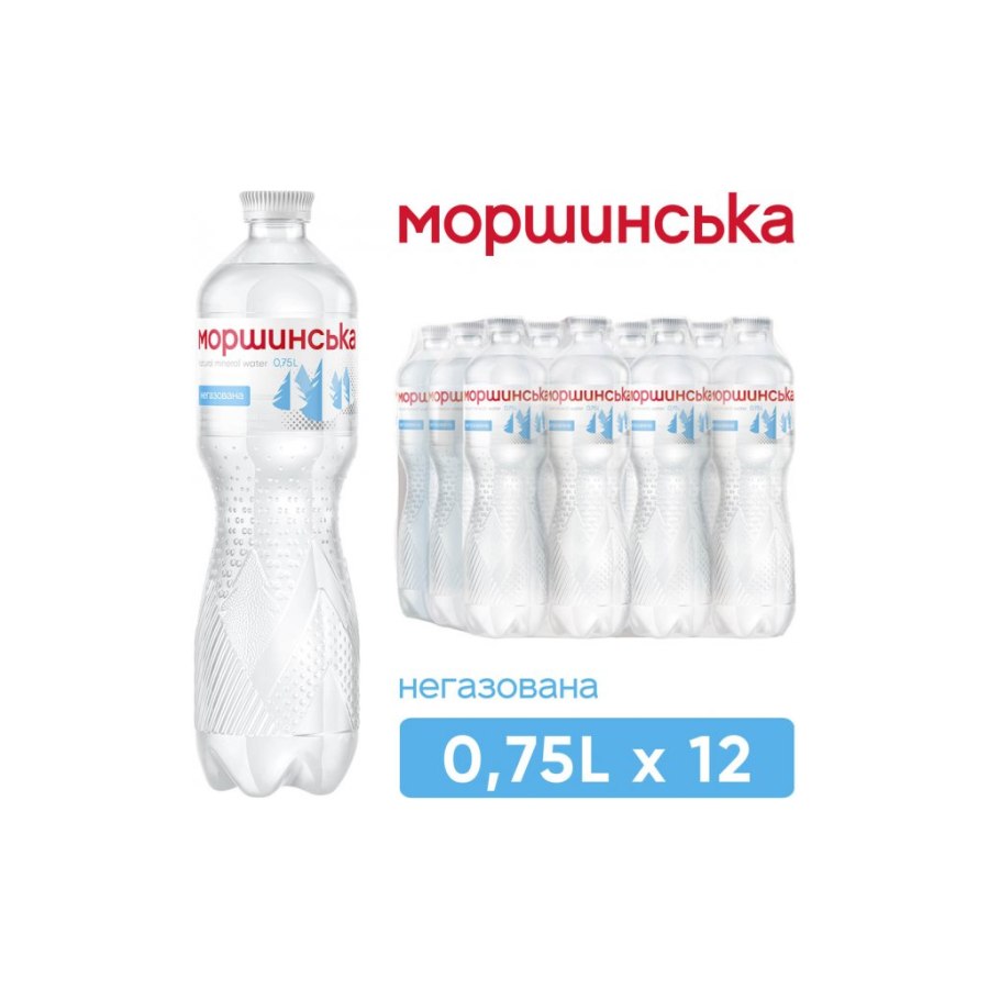 Мінеральна вода Моршинська 0.75 н/газ пет (4820017000543)