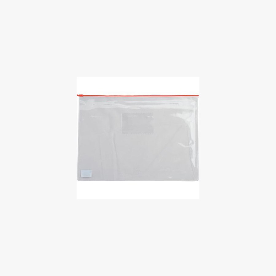Папка на блискавці Buromax А5, plastic zipper red (BM.3947-05)