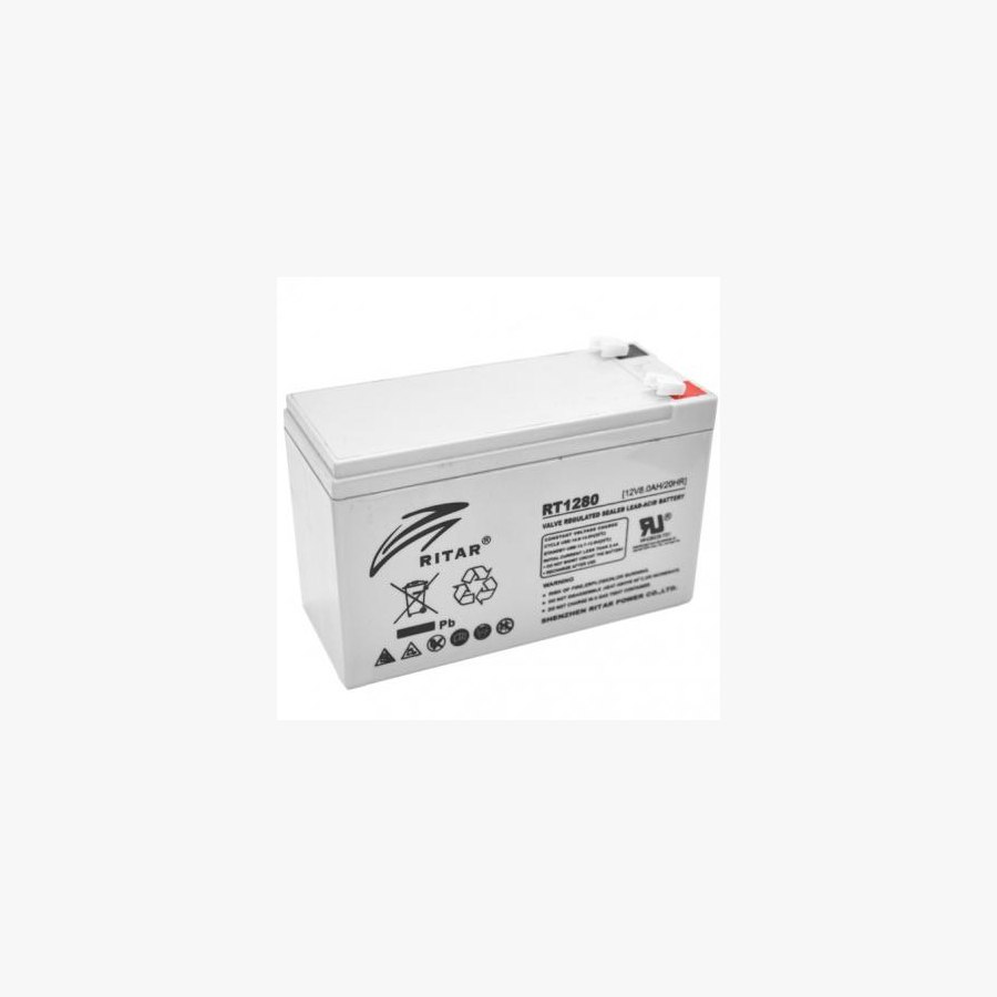 Батарея до ДБЖ Ritar AGM RT1280, 12V-8Ah (RT1280)
