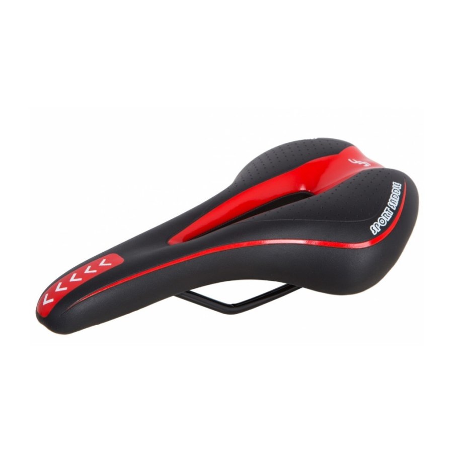 Сідло Velotrade MTB " 270*140 черно-красный YF-1018 (SAD-298)