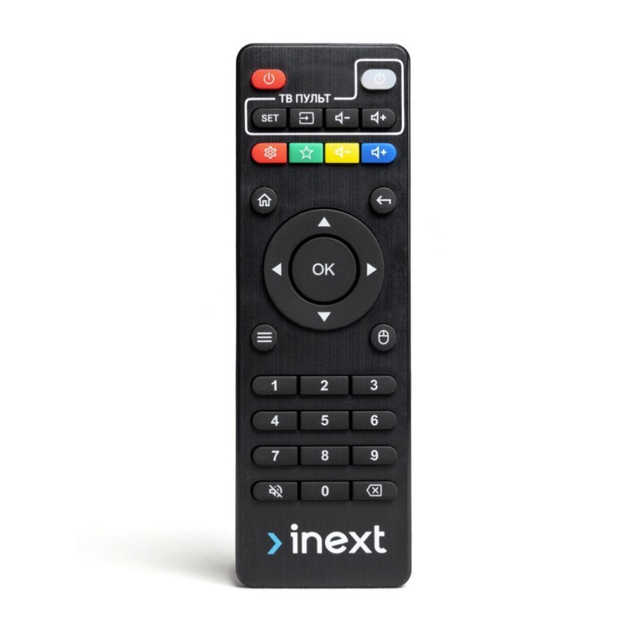 Універсальний пульт iNeXT до TV5/TV5 ultra/TV4/4K ultra/TV3/4K2 inext RCU inext (NXT-013)