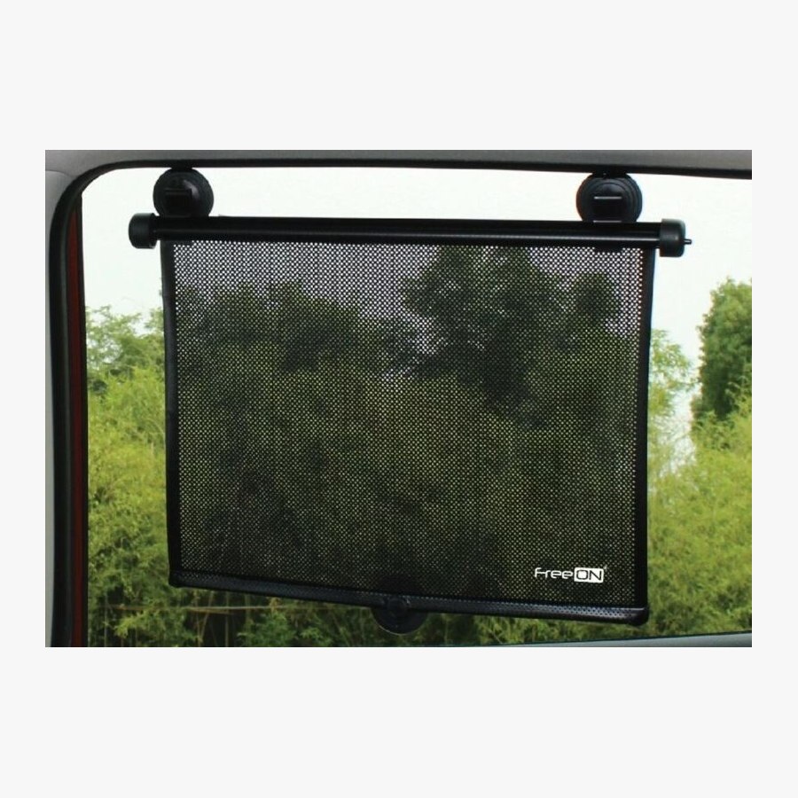 Шторка сонцезахисна в автомобіль FreeON 41×50 см, black