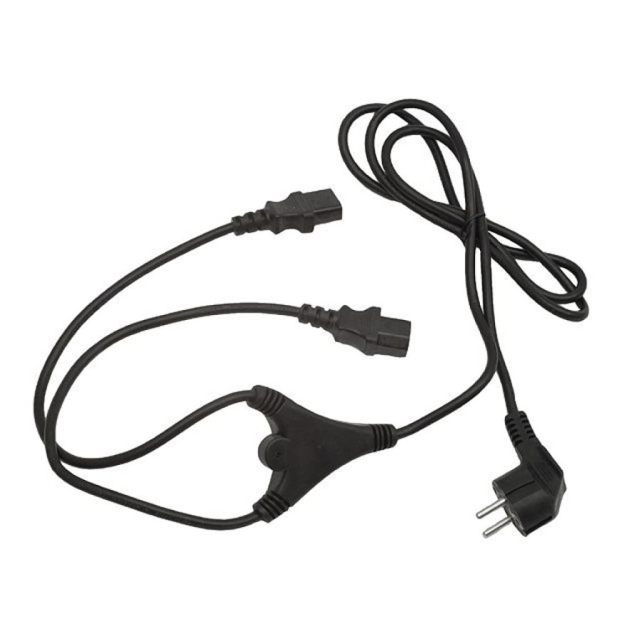 Кабель живлення C13 2x 2.0m Cablexpert (PC-186-ML6)