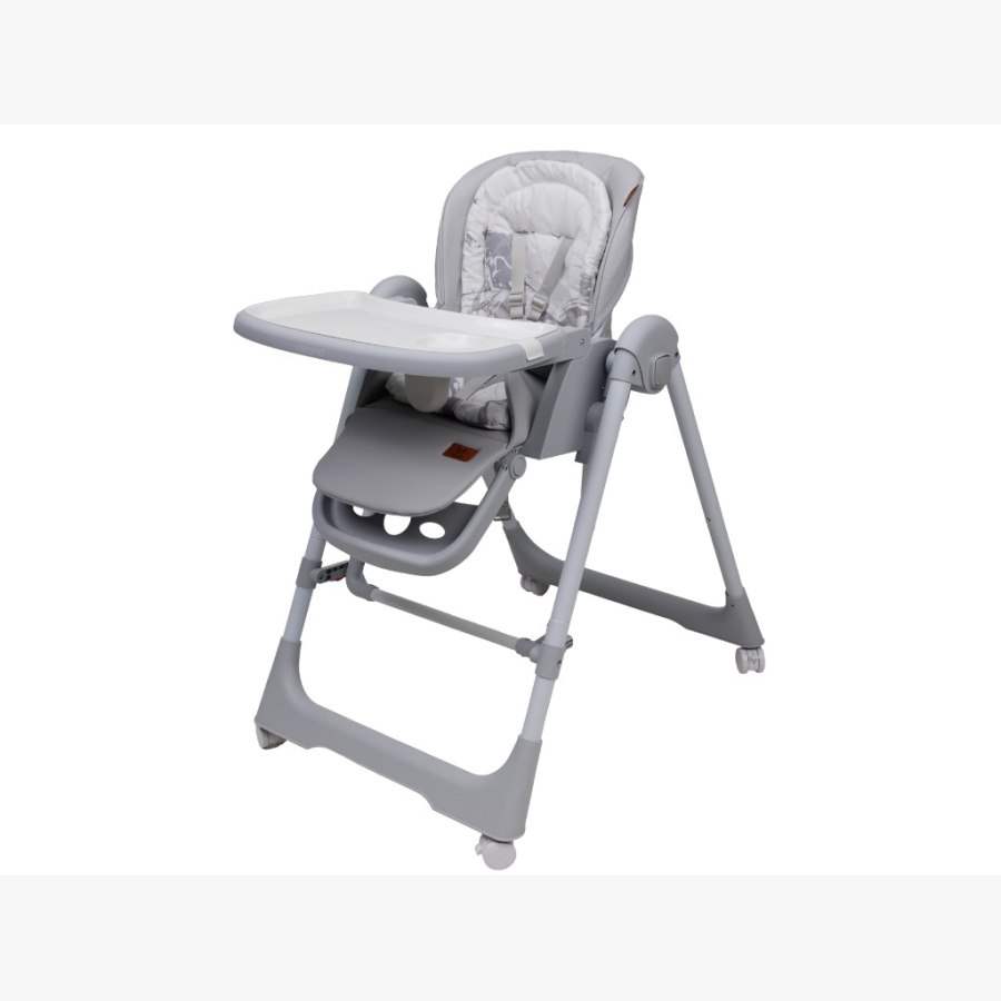 Стілець-гойдалка для годування дитини 2 в 1 VELANO Nomi, light grey