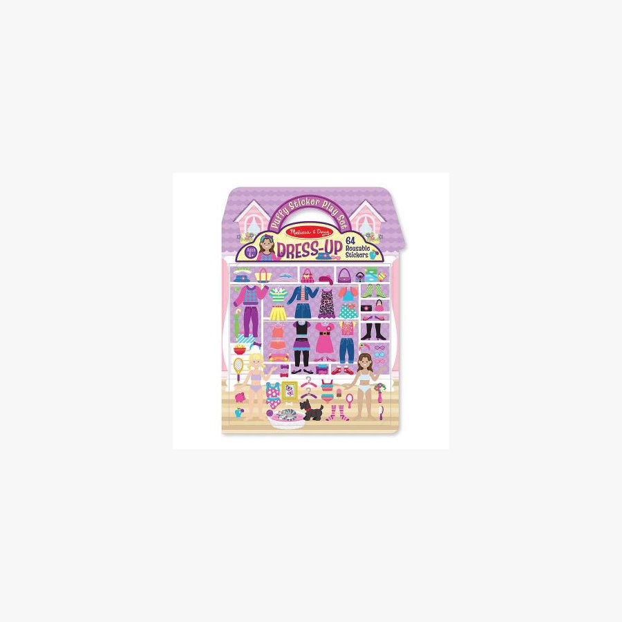 Набір для творчості Melissa&Doug Объемные многоразовые наклейки "Мода" (MD2195)