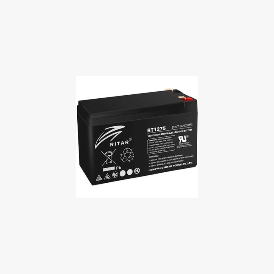 Батарея до ДБЖ Ritar AGM RT1275B, 12V-7.5Ah (RT1275B)