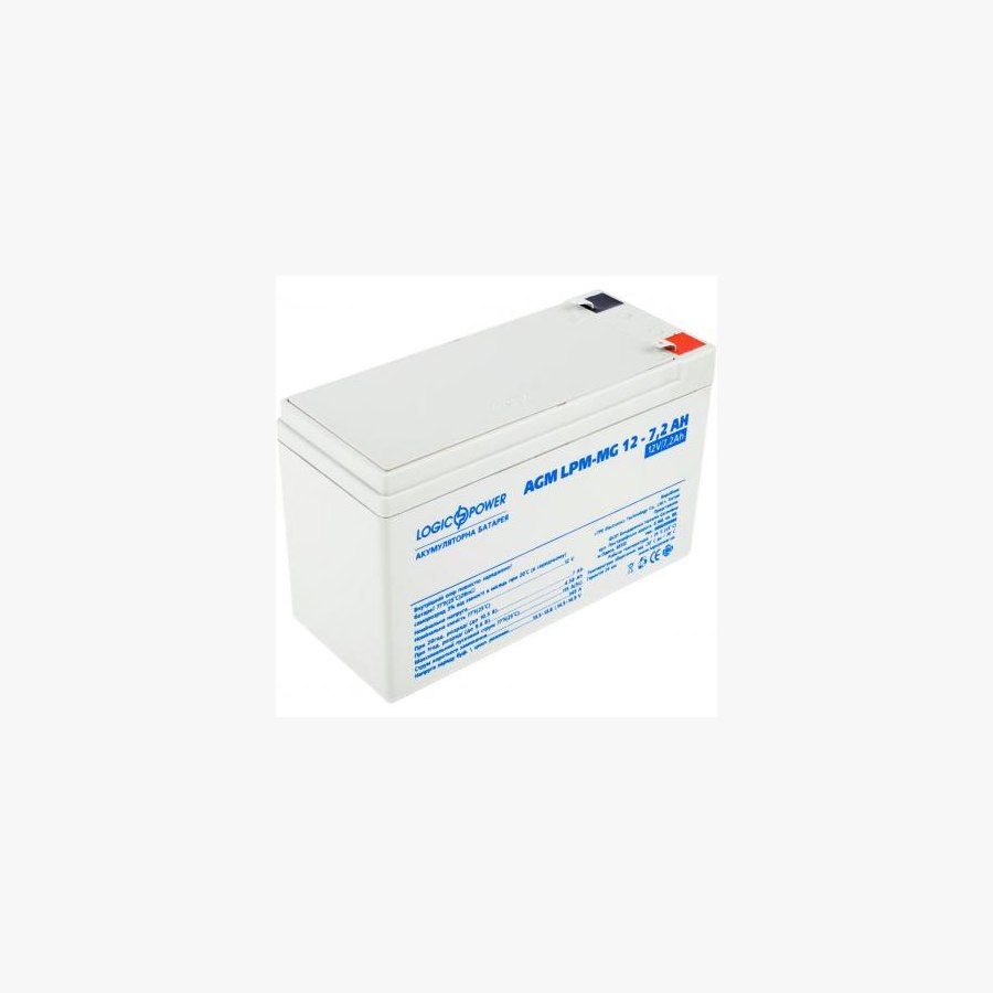 Батарея до ДБЖ LogicPower LPM MG 12В 7.2Ач (6553)