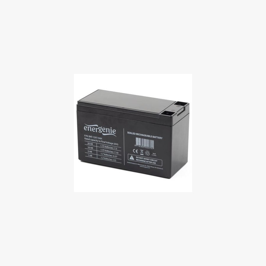 Батарея до ДБЖ EnerGenie 12В 7,5 Ач (BAT-12V7.5AH)