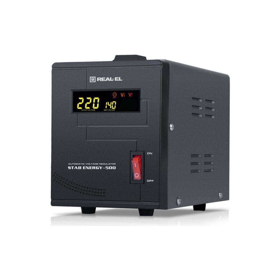 Стабілізатор напруги REAL-EL STAB ENERGY-500 (EL122400011)