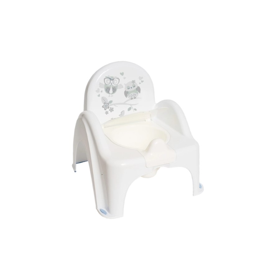 Горщик Tega Baby OWLS стілець, антиковзкий white (SO-010-103)