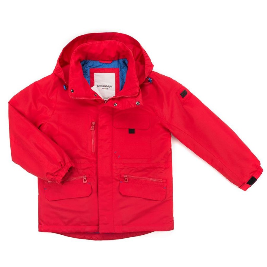 Куртка дитяча Snowimage парка з капюшоном (SICMY-P402-152B-red)