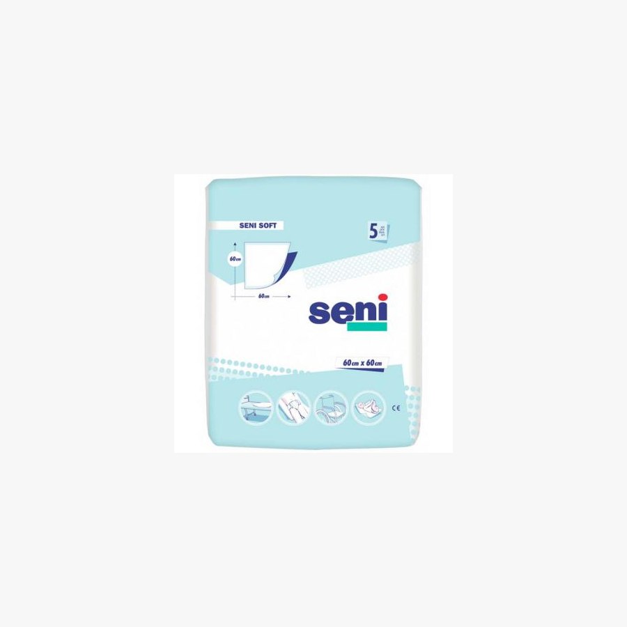 Пелюшки для малюків Seni Soft 60x60 см 5 шт (5900516690311)