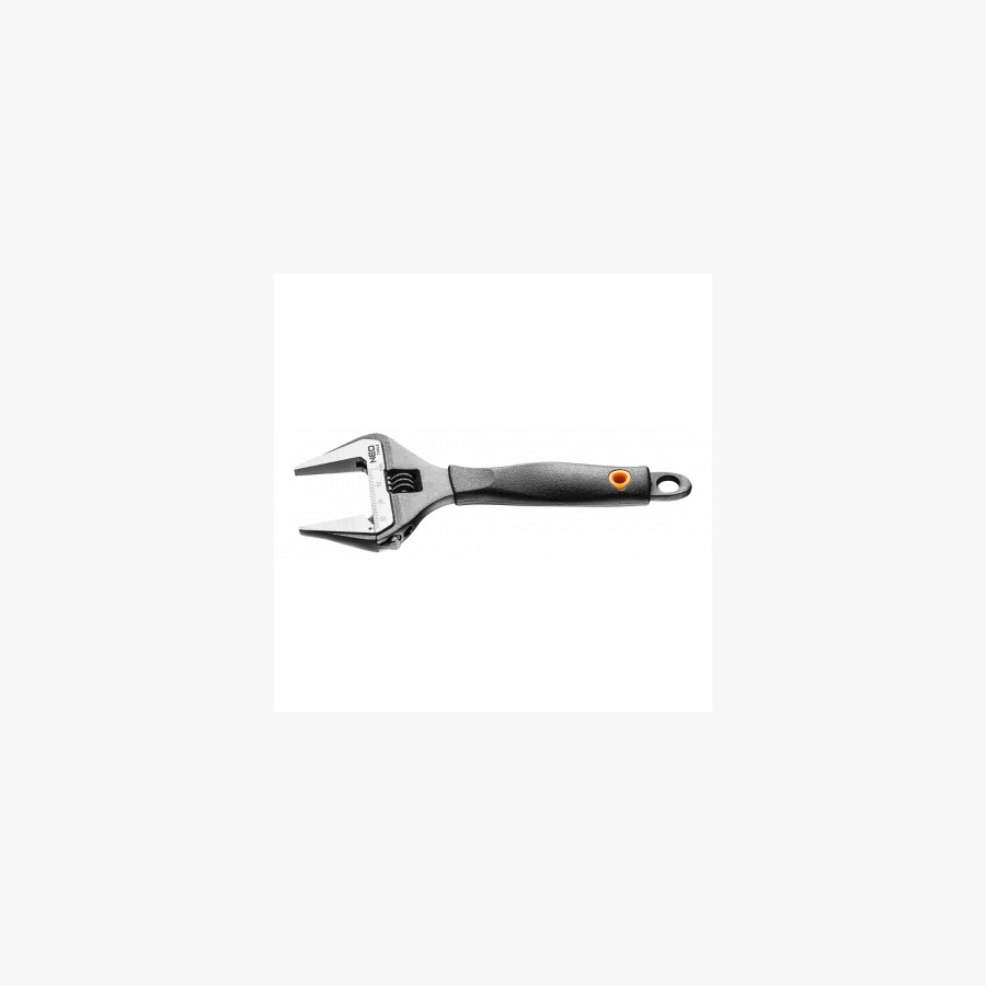Ключ Neo Tools розвідний 250 мм, 0-50мм, сталь CrV, DIN 3117, гумова ручка (03-016)