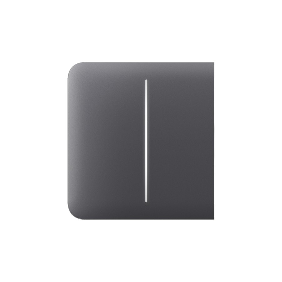Накладна панель Ajax SideButton б/2-gang graphite