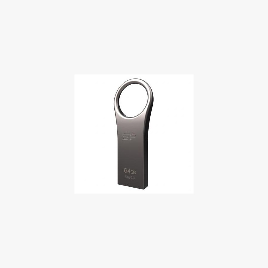 USB флеш накопичувач Silicon Power 64GB Jewel J80 Titanium USB 3.0 (SP064GBUF3J80V1T)