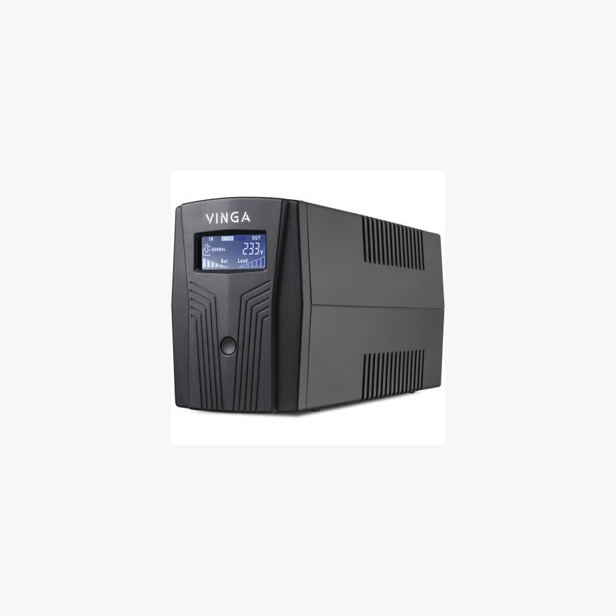 Пристрій безперебійного живлення Vinga LCD 1200VA plastic case (VPC-1200P)