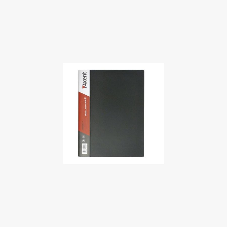 Папка з затиском Axent А4, black (1301-01-А)