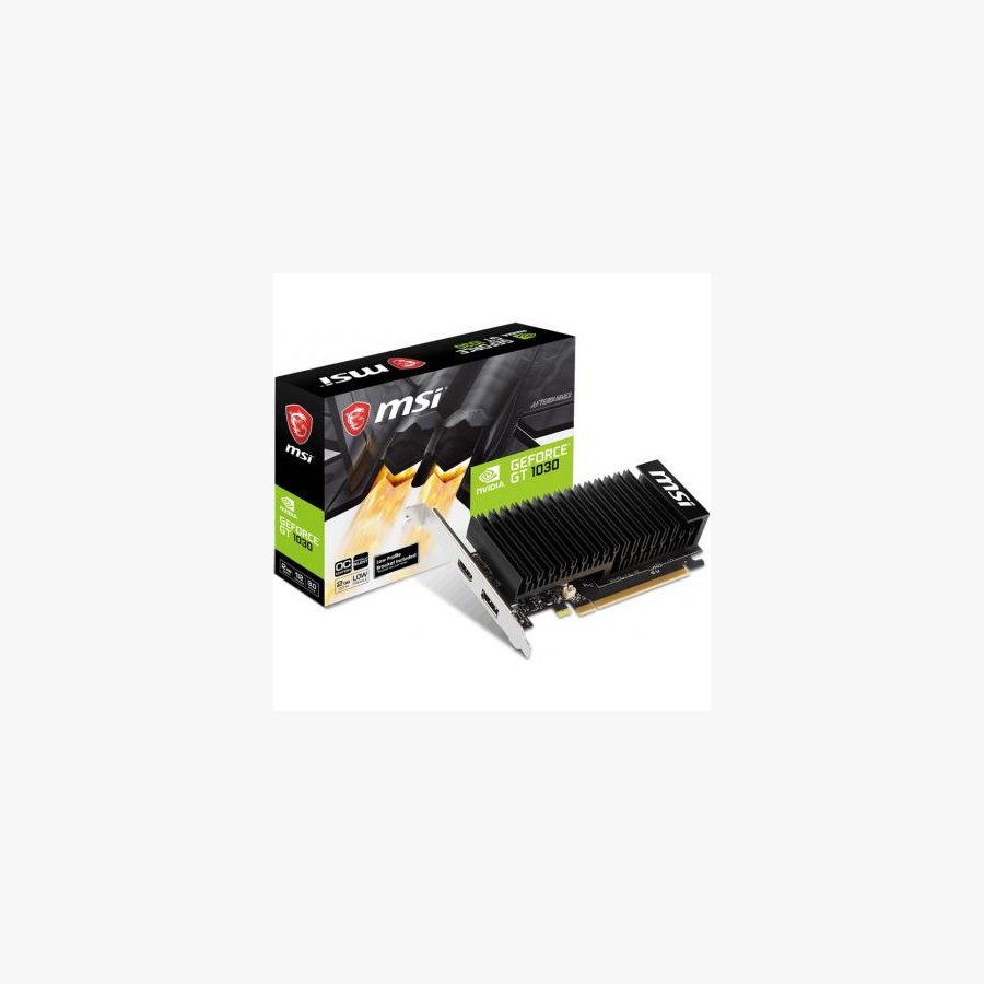 Відеокарта MSI GeForce GT1030 2048Mb Silent OC (GT 1030 2GHD4 LP OC)