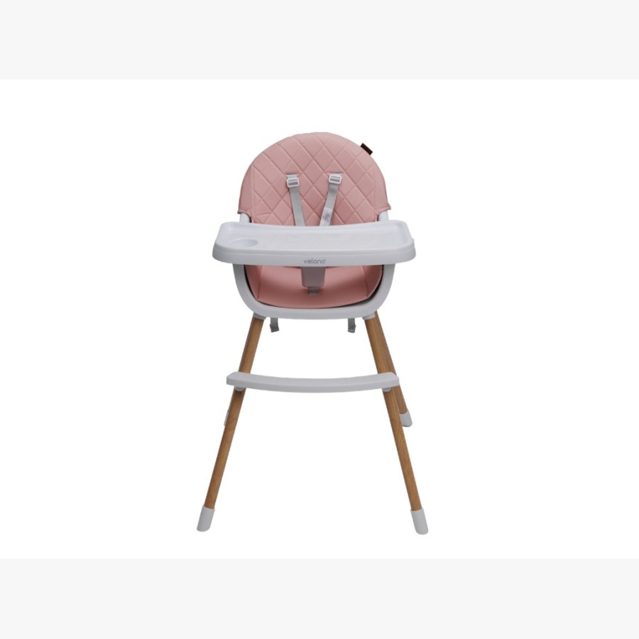 Стілець для годування дитини 2 в 1 VELANO Evo, pink