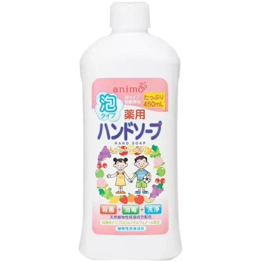Мило-пінка Rocket Soap Medicated Foaming Hand Soap Антибактеріальне Фруктовий аромат Змінний блок 450 мл (4571113801175)