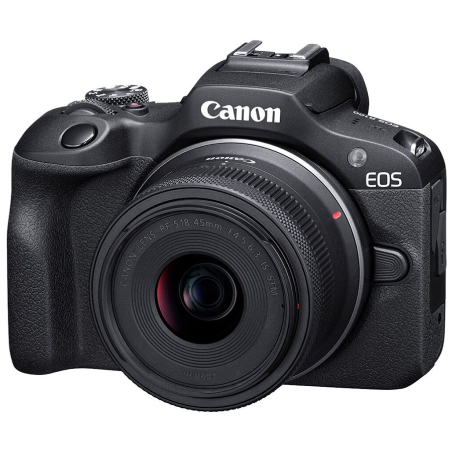 Цифровий фотоапарат Canon EOS R100 + 18-45 IS STM (6052C034)