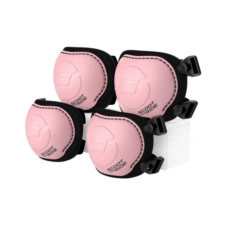 Комплект захисту Scoot&Ride рожевий, для дитини XXS, до 25 кг (SR-230925-ROSE)