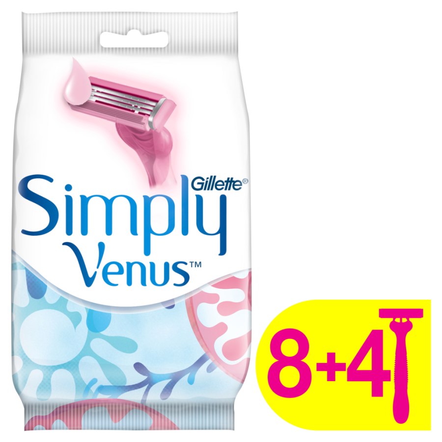 Бритва Gillette Simply Venus 3 12 шт. (7702018070732)