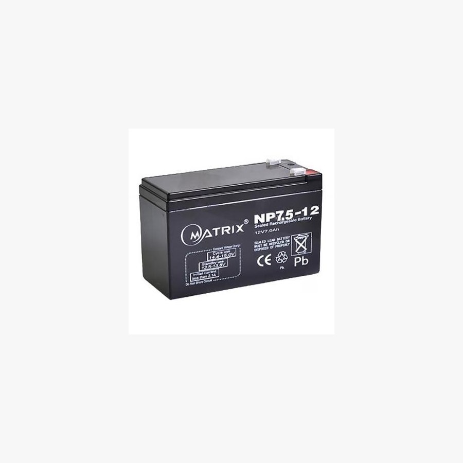 Батарея до ДБЖ Matrix 12V 7.5AH (NP7.5_12)