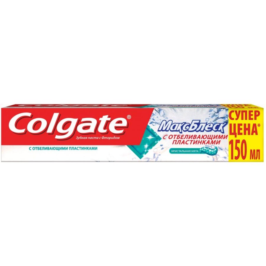 Зубна паста Colgate Макс Блеск 150 мл (6920354814723)
