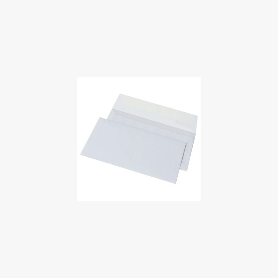 Конверт Куверт DL (100х220мм) white, Peel & Seal (85-1423)