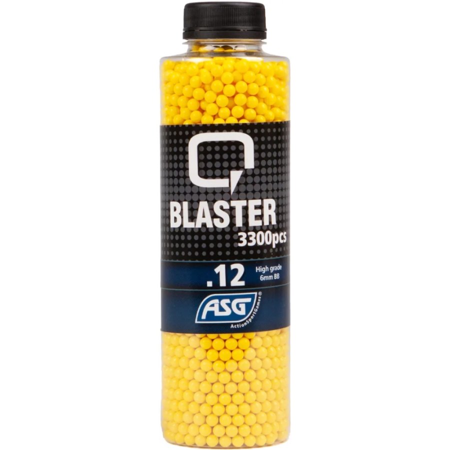Страйкбольні кульки ASG Q Blaster Yellow 6мм 0,12г 3300шт (19398)