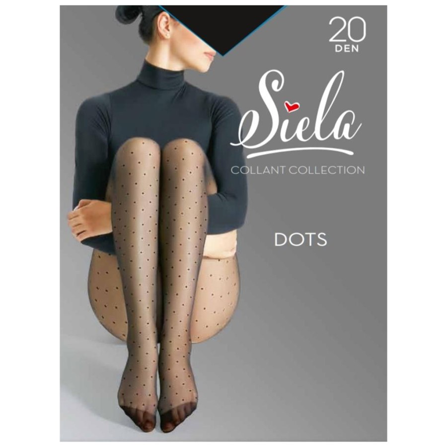 Колготи Siela Dots Small 20 Den Nero - 3 (4823102986869)