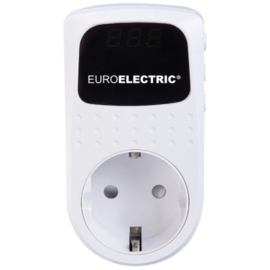 Реле напруги EUROELECTRIC 16А 3.5kW (AV) 150V-210V/230V-280V (RV-16A/3,5kW(AV))