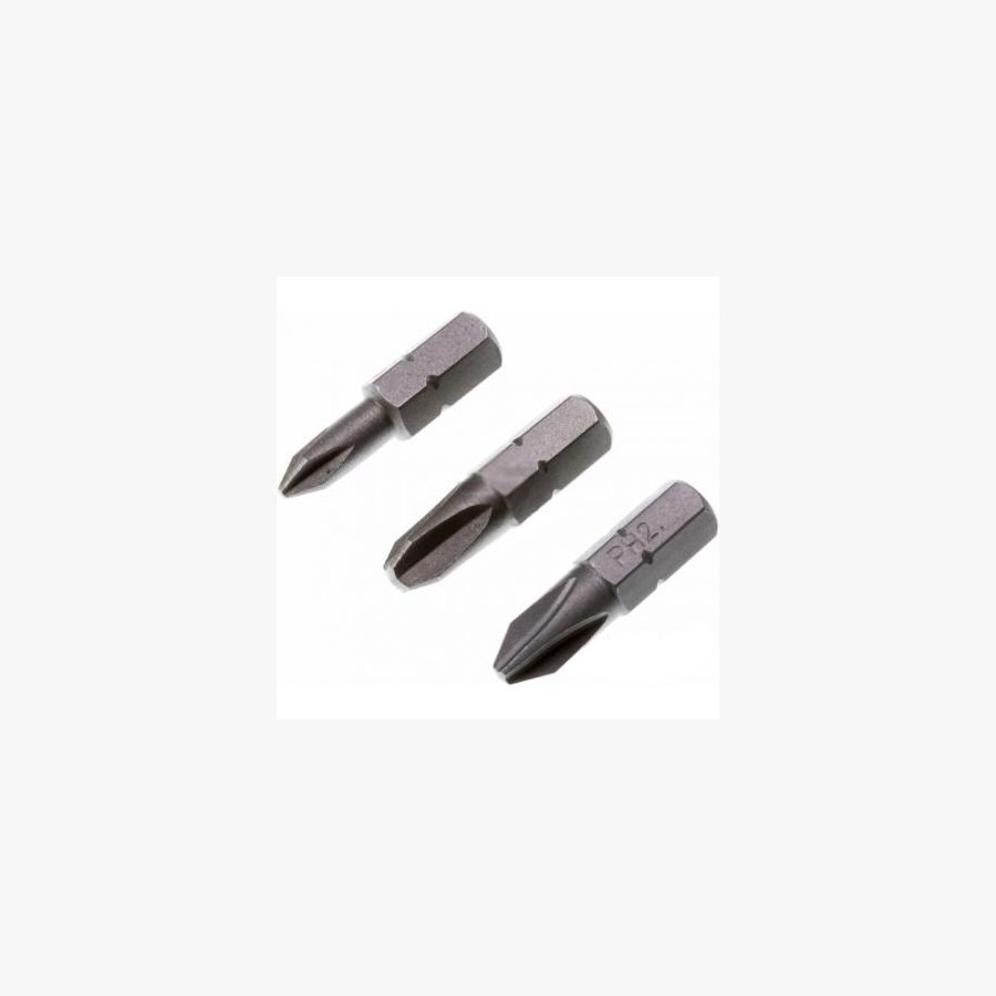 Набір біт Stanley Ph1, Ph2, Ph3, 25мм, 3шт. (STA61023)