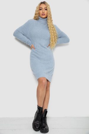 Сукня-гольф трава, колір світло-блакитний, 129R5709