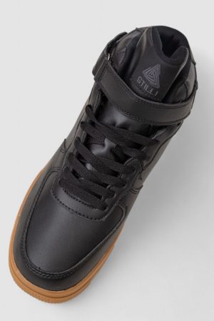 Кросівки чоловічі зимові на хутрі, колір чорно-коричневий, 248RCX620