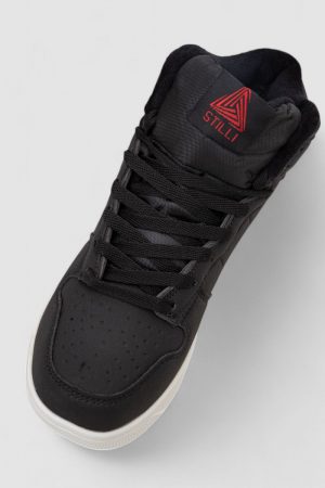 Кросівки чоловічі зимові на хутрі, колір чорно-білий, 248RH1050-5